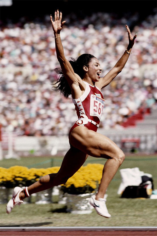 Florence Griffith Track And Field Sports Jigsaw Puzzle