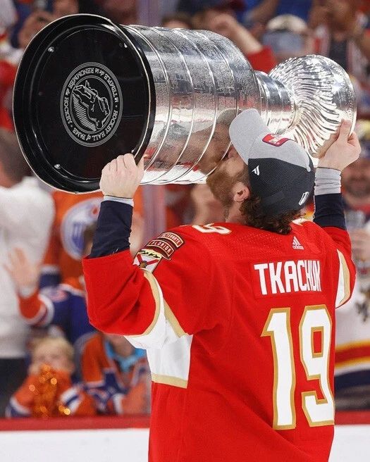 Florida Panthers Matthew Tkachuk Glossy Magnet 2024 Stanley Cup Print