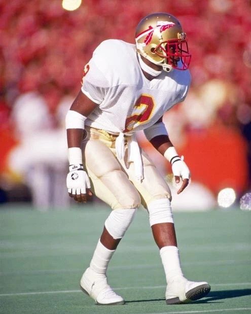 Florida State Deion Sanders Glossy Photo College Football Print