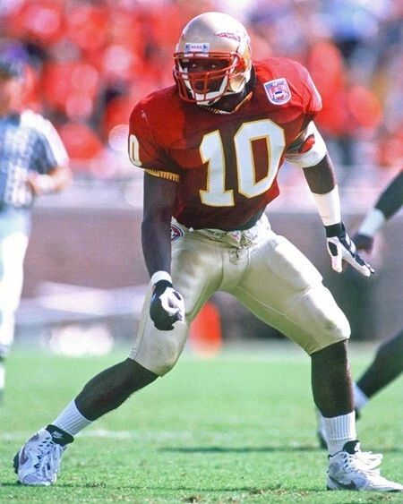 Florida State Derrick Brooks Glossy Photo College Football Print Poster
