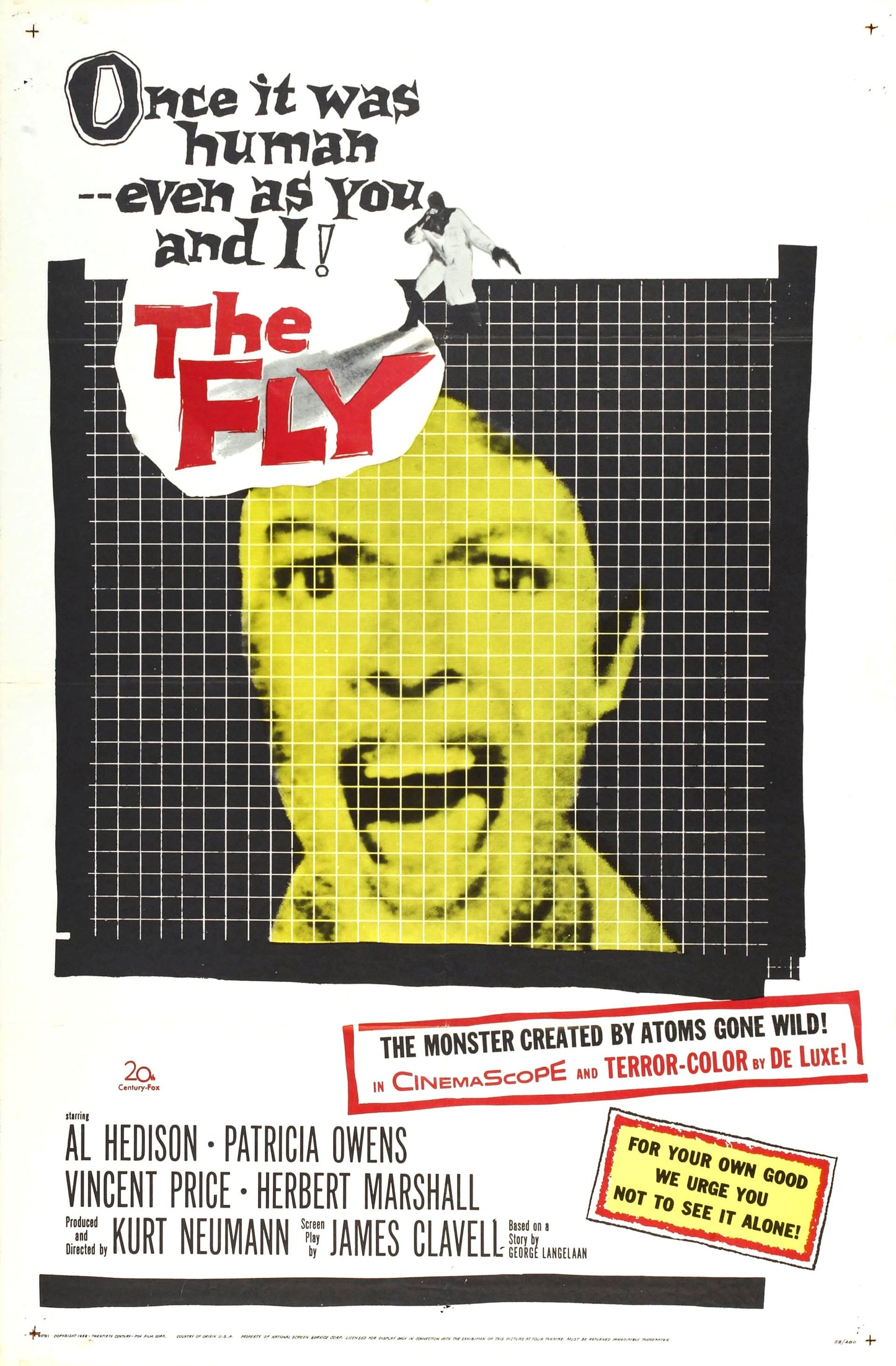 Fly 1958 01 Movie Magnet