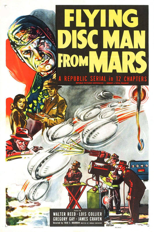 Flying Disc Man From Mars 01 Movie Magnet