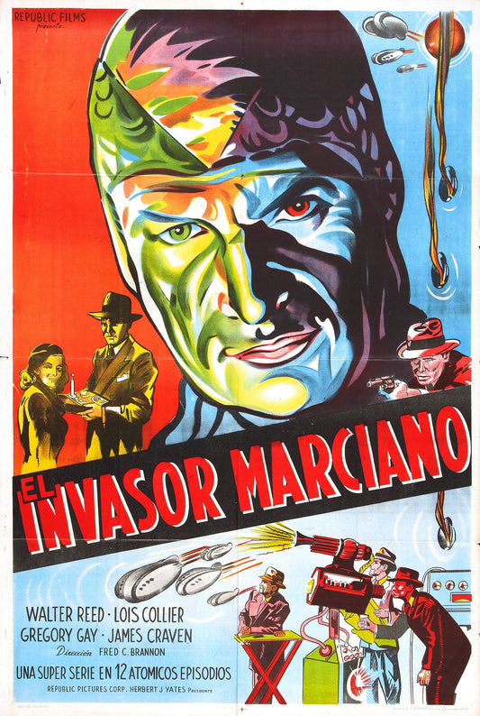 Flying Disc Man From Mars 02 Movie Magnet