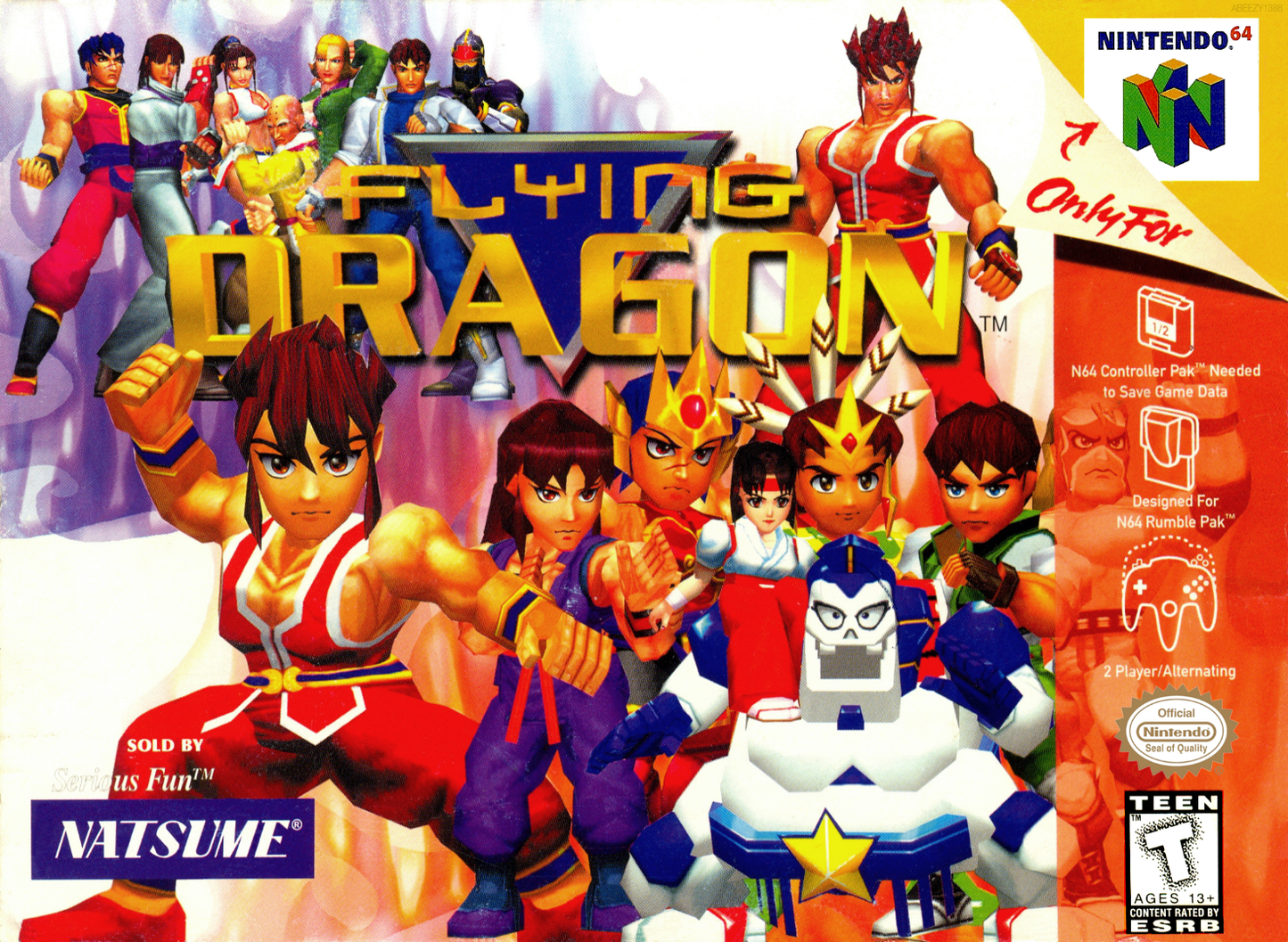 Flying Dragon N64 Print Poster