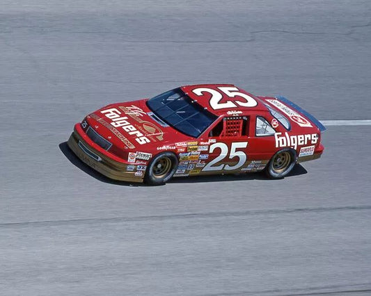 Folgers Chevrolet Ken Schrader Glossy Keychain Winston Cup Keychain Talladega