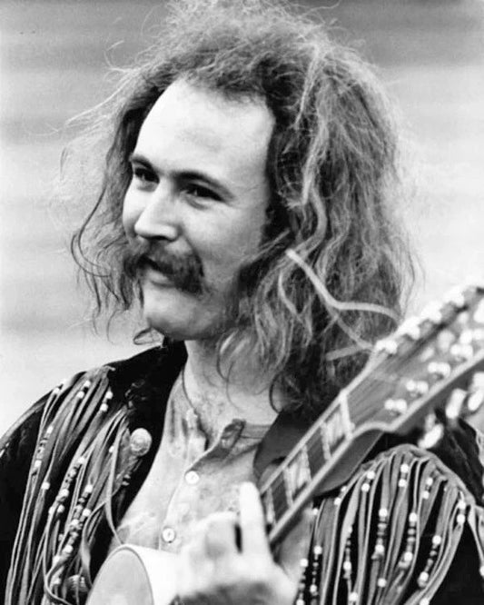 Folk Rock David Crosby Glossy Keychain Stills Nash And Young Keychain