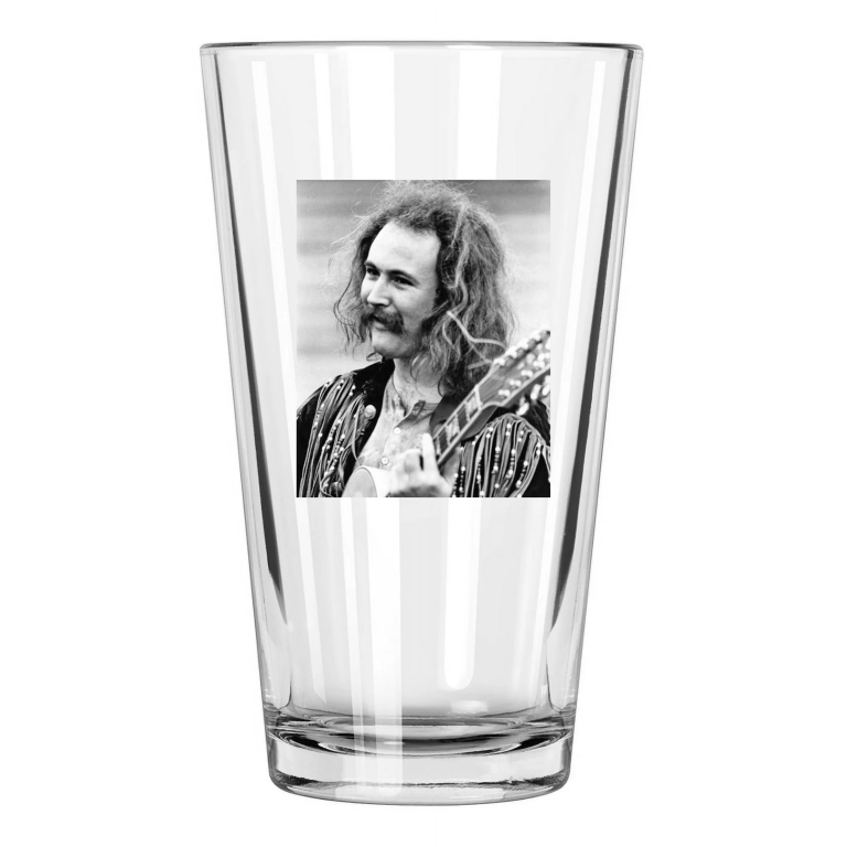 Folk Rock David Crosby Photo Stills Nash And Young Pint Beer Drinking Glass