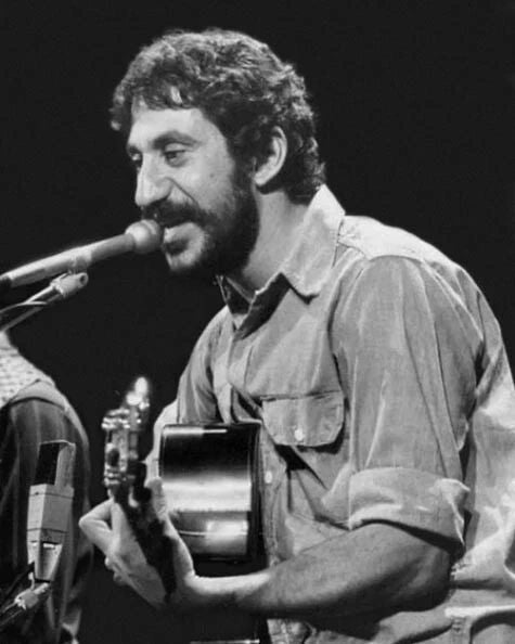 Folk Singer Jim Croce Glossy Keychain Rock Music Keychain