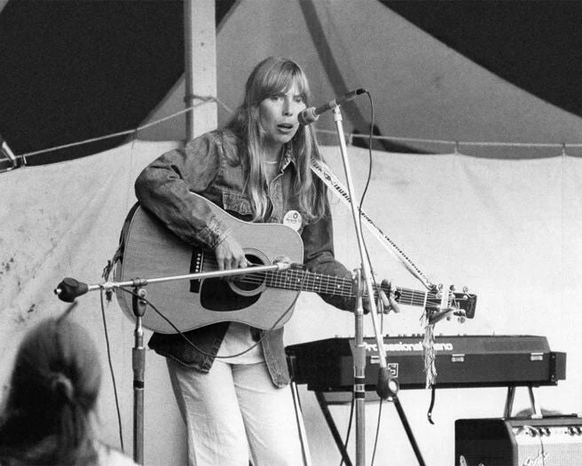 Folk Singer Joni Mitchell Glossy Keychain Pop And Rock Music Print 2