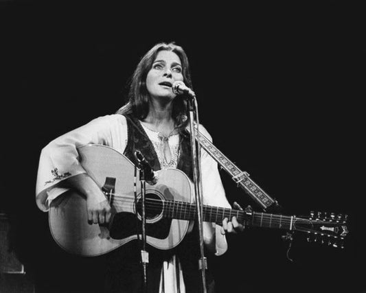 Folk Singer Judy Collins Glossy Keychain Pop Print Country Keychain