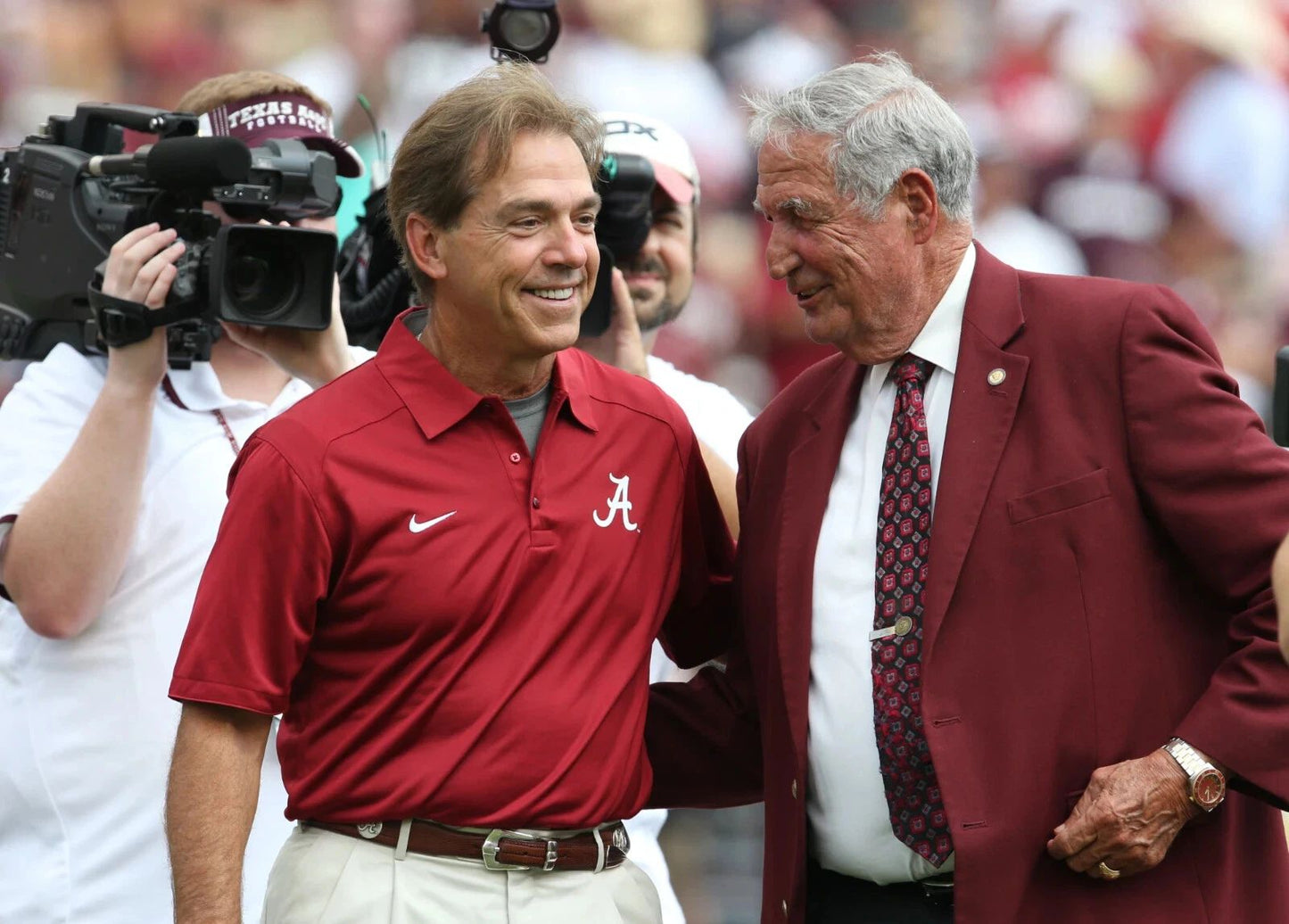 Football Coach Paul Bear Bryant & Gene Stallings Picture Photo Print