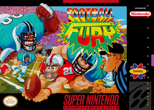 Football Fury (Usa) Snes Print Poster