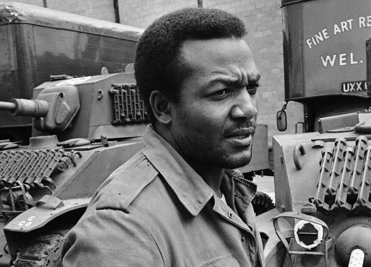 Football Player & Actor Jim Brown In Movie Dirty Dozen Picture Magnet Print
