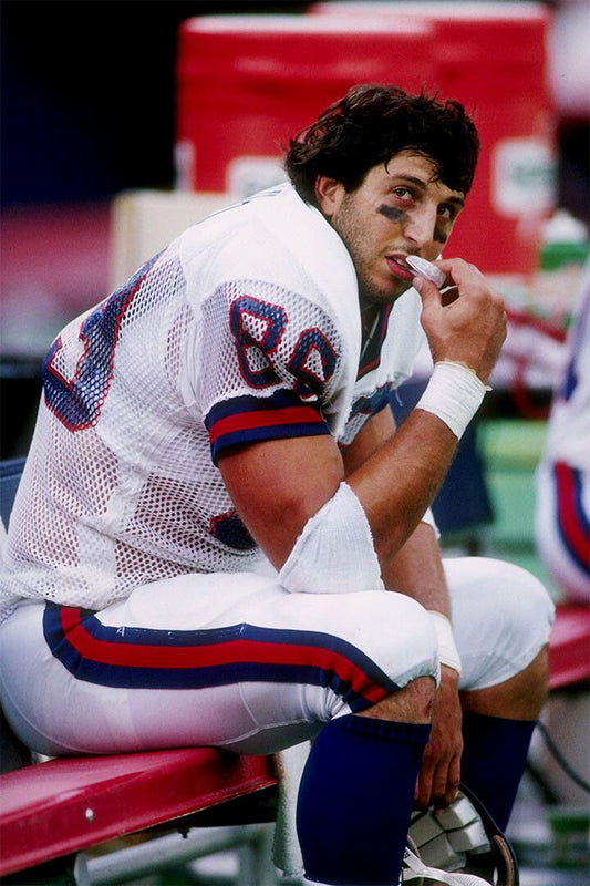 Football Player Mark Bavaro Print Painting Jigsaw Puzzle