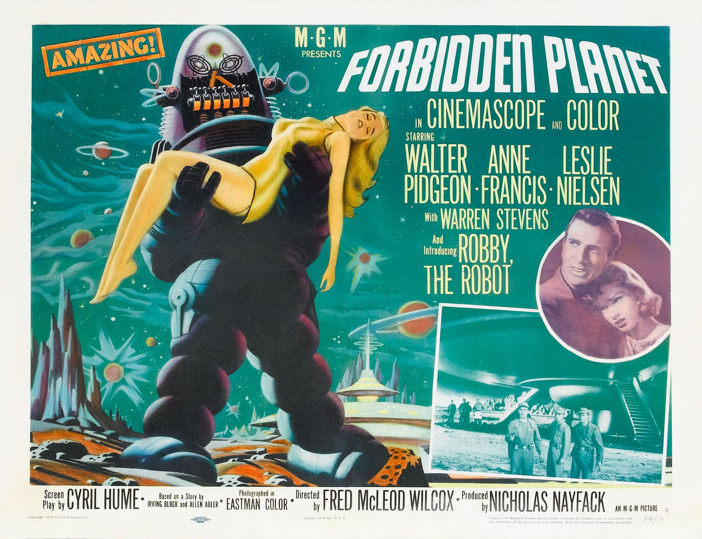 Forbidden Planet 03 Movie Magnet