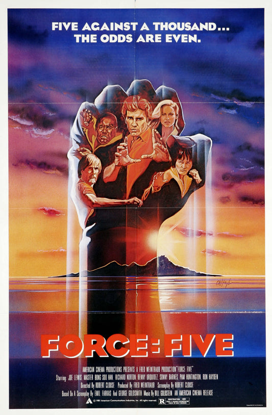 Force Five 01 Movie Magnet