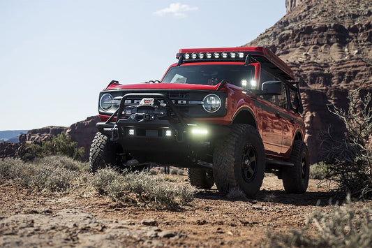 Ford Bronco 4Door Red Suv Off Road Truck Wall Decor Jigsaw Puzzle