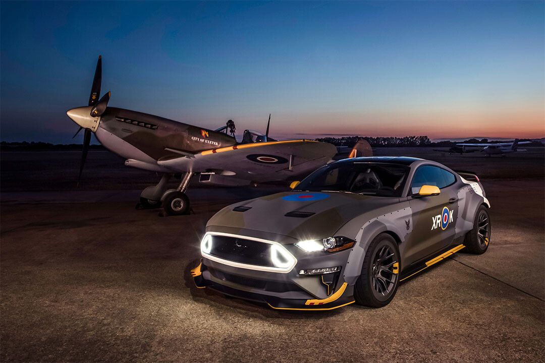 Ford Eagle Squadron Mustang Gt Sports Car Wall Art Home Decor Poster