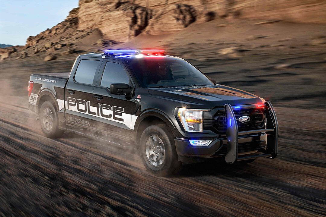Ford F150 Police Responder Wall Decor Keychain