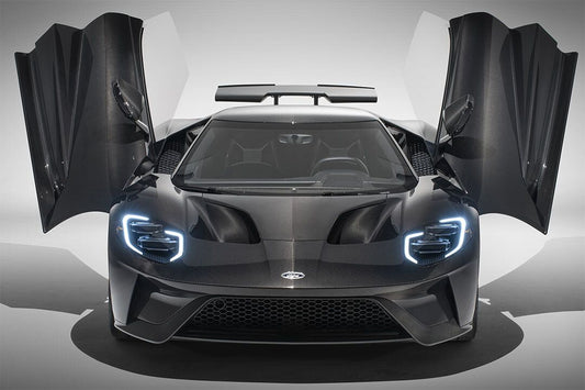 Ford Gt Liquid Carbon Sports Car Front View Home Decor Jigsaw Puzzle