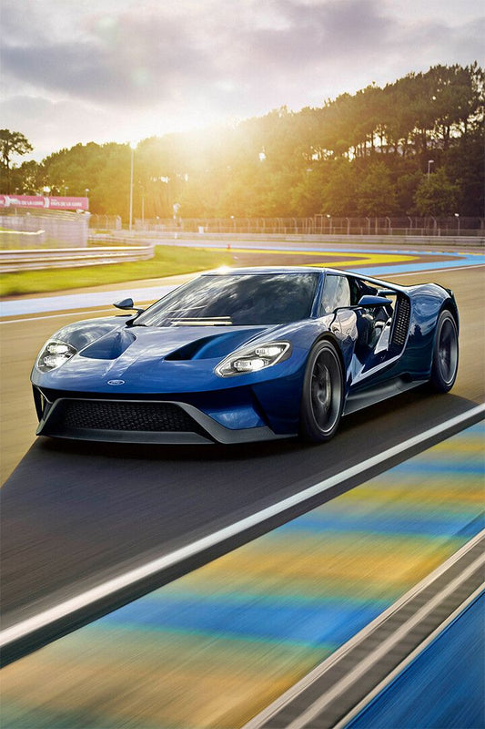 Ford Gt Sports Car Luxury Car Racing Car Auto Jigsaw Puzzle