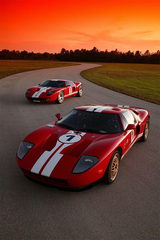 Ford Gt Sports Car Luxury Car Racing Car Jigsaw Puzzle