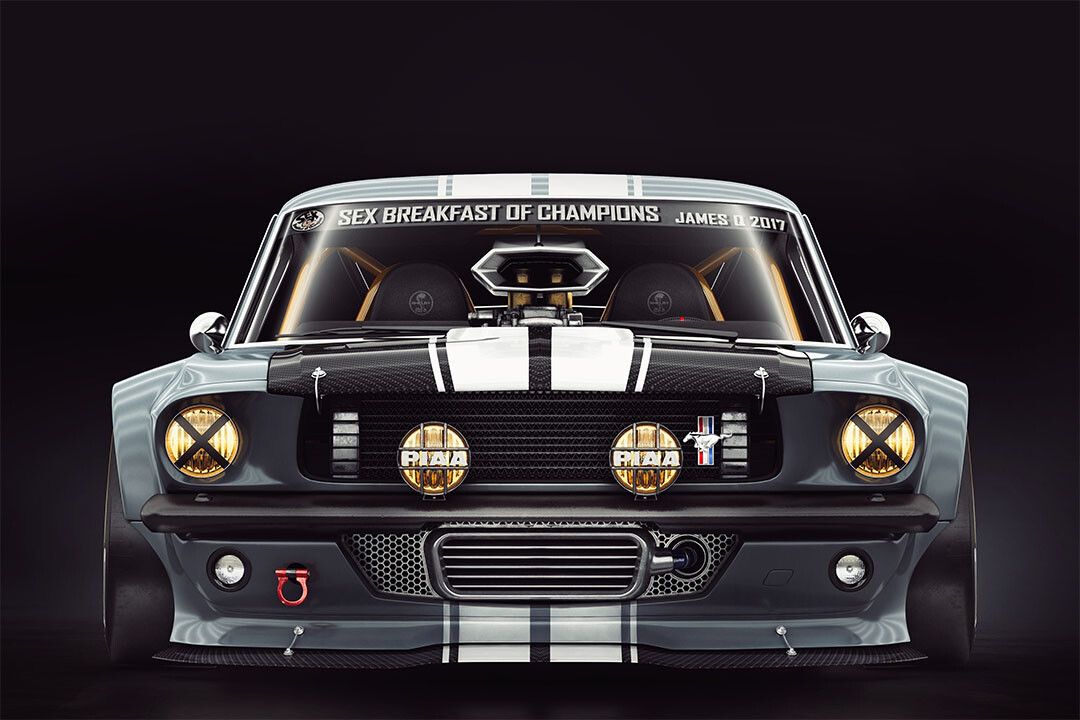 Ford Mustang 1965 Vintage Car Classic Car Jigsaw Puzzle