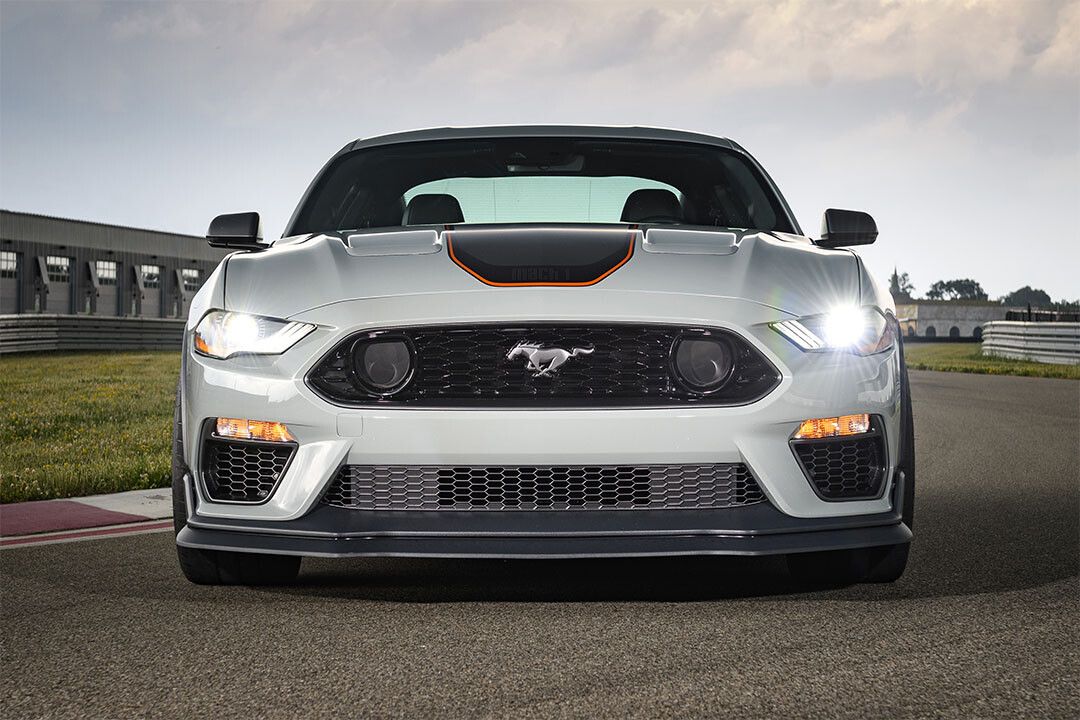 Ford Mustang Mach 1 Handling Package Front View Decor Wall Jigsaw Puzzle