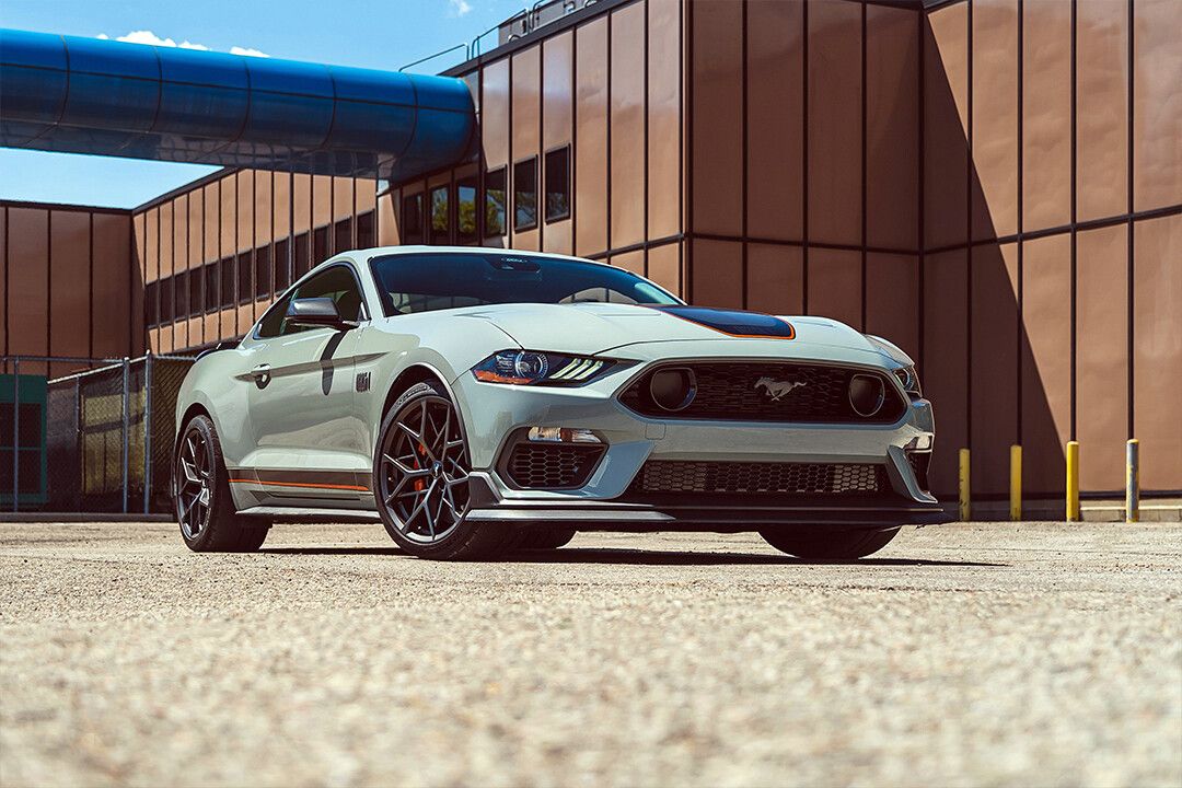 Ford Mustang Mach 1 Handling Package White Art Home Decor Jigsaw Puzzle