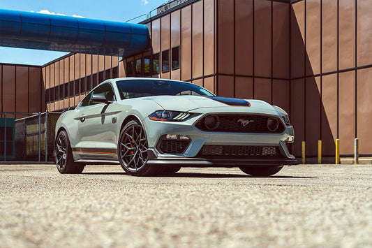 Ford Mustang Mach 1 Handling Package White Art Home Decor Jigsaw Puzzle