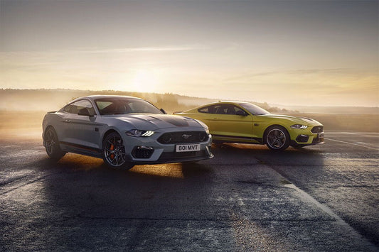 Ford Mustang Mach 1 Two Sports Sedan Cars Wall Indoor Jigsaw Puzzle