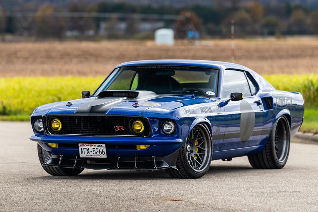Ford Mustang Unkl 1969 Ringbrothers Home Decor Jigsaw Puzzle