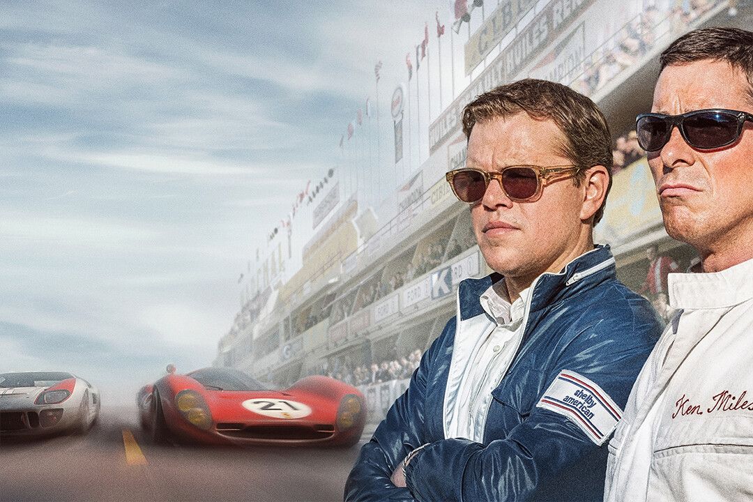 Ford V Ferrari Matt Damon Christian Bale Race Movie Jigsaw Puzzle