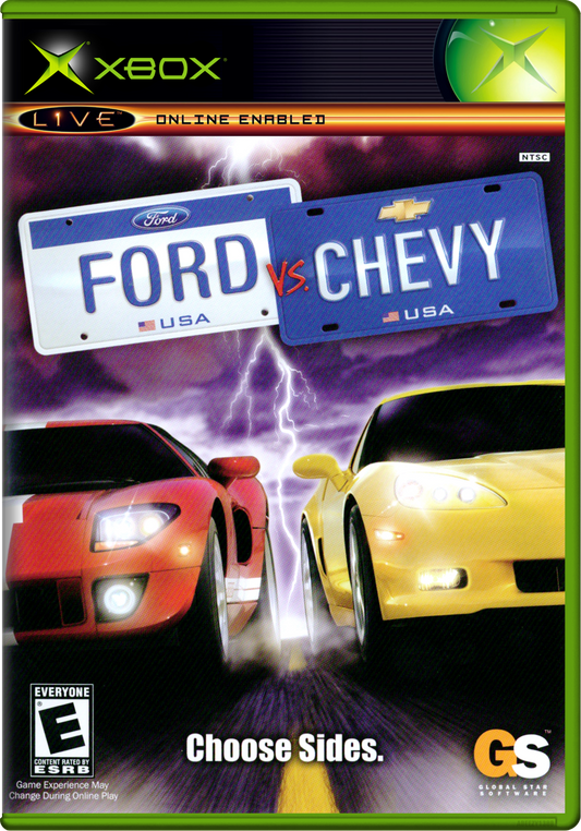 Ford Vs. Chevy Xbox Print Poster