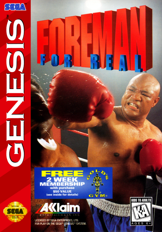 Foreman For Real (Usa) Genesis Print Poster