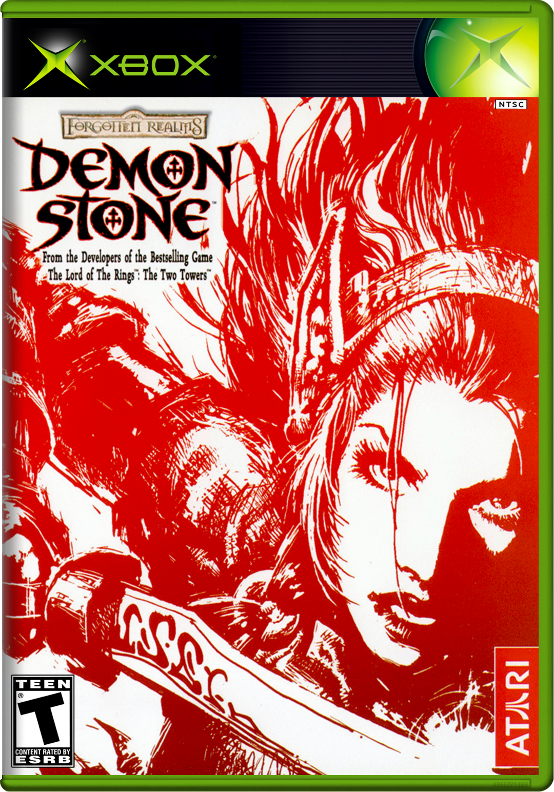 Forgotten Realms Demon Stone Xbox Print Poster