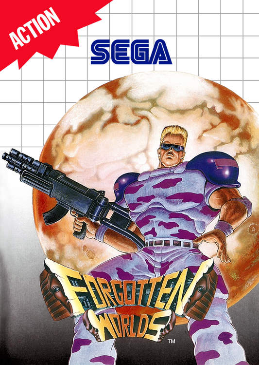 Forgotten Worlds Sega Master System Print Poster