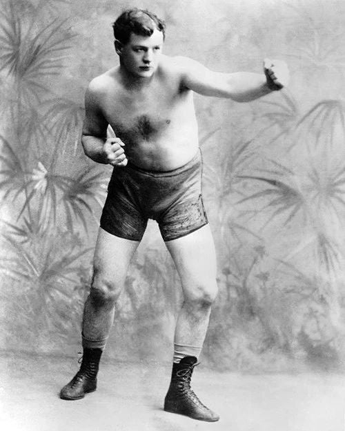 Former Heavyweight Champion Marvin Hart Glossy Magnet Print Boxer Magnet