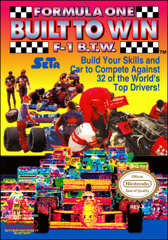 Formula One Built To Win (Usa) Nes Print Poster