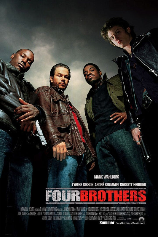 Four Brothers Vintage Classic Action Movie Jigsaw Puzzle