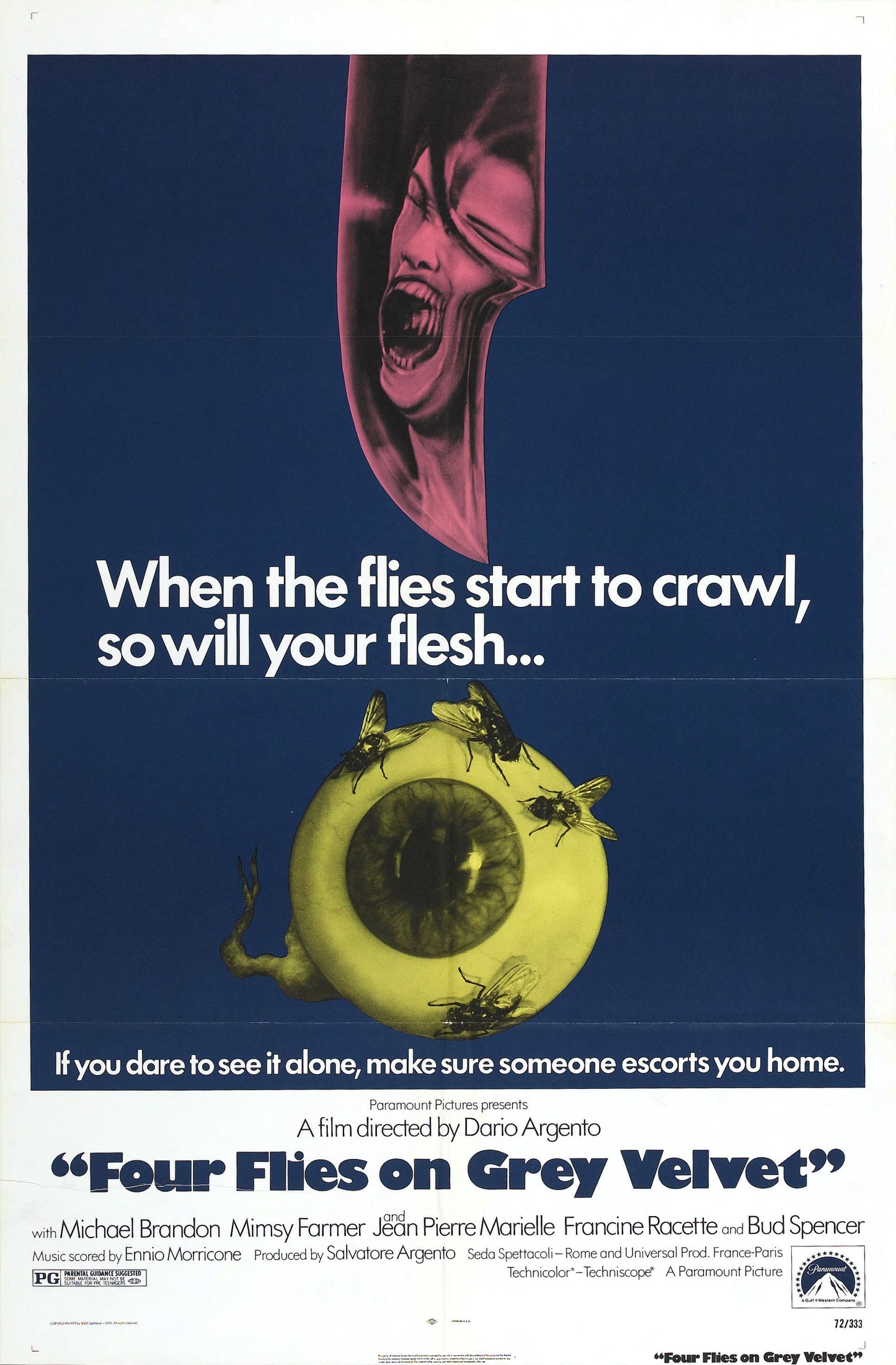 Four Flies On Green Velvet 01 Movie Magnet