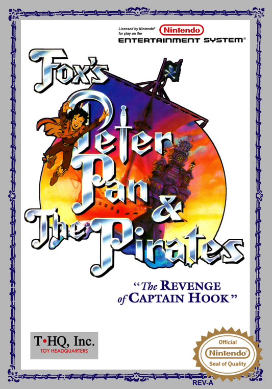 Fox S Peter Pan And The Pirates (Usa) Nes Print Poster