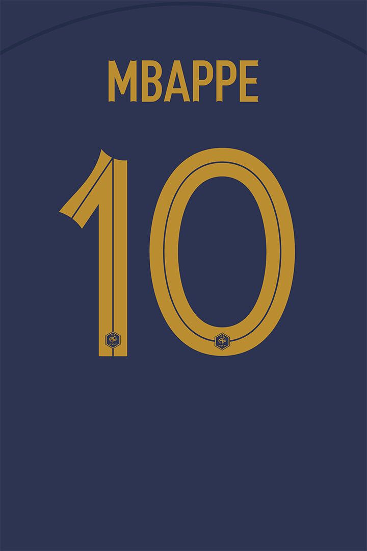 France #10 Kylian Mbappe World Soccer Championship Wall Decor Jigsaw Puzzle
