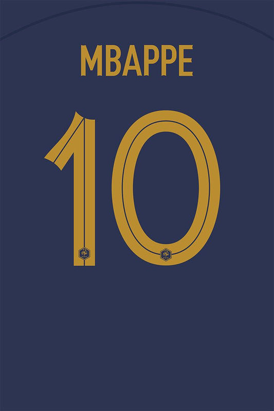 France #10 Kylian Mbappe World Soccer Championship Wall Decor Jigsaw Puzzle