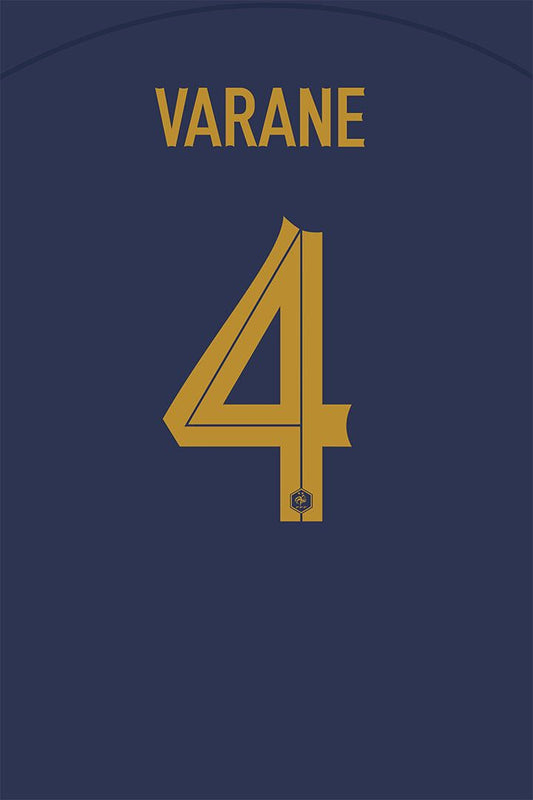 France #4 Raphael Varane World Soccer Championship Wall Decor Jigsaw Puzzle