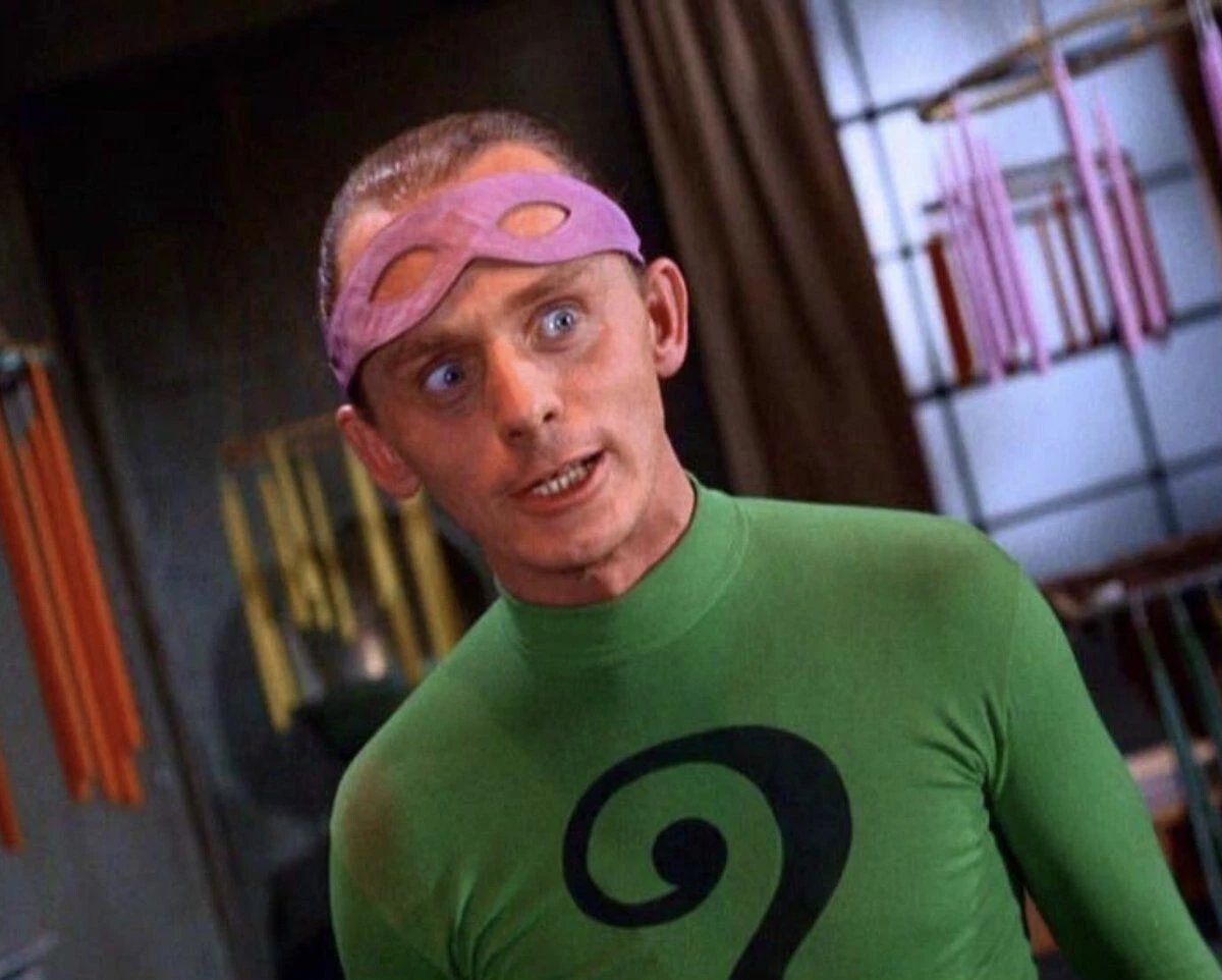Frank Gorshin As The Riddler In Batman Show Retro Keychain Picture Keychain 1