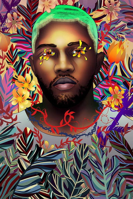 Frank Ocean Music Blonded Album Painting Print Jigsaw Puzzle