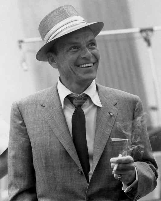 Frank Sinatra Capitol Recording Studio Publicity Photo Singer Actor