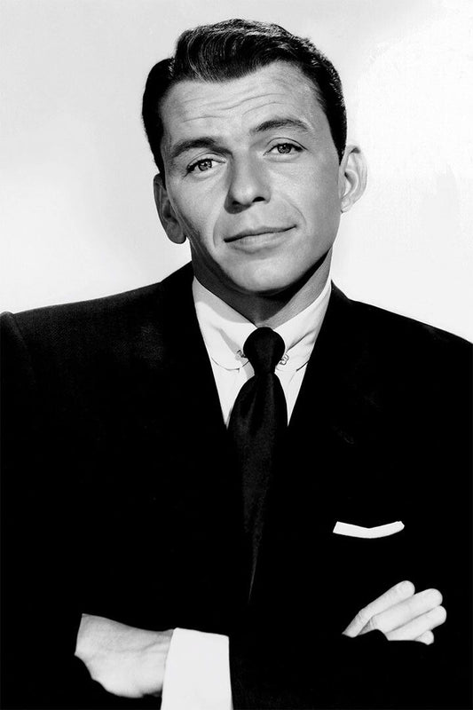 Frank Sinatra Inspirational Quote Black And White Jigsaw Puzzle