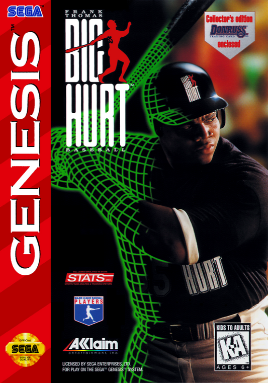 Frank Thomas Big Hurt Baseball (Usa) Genesis Print Poster